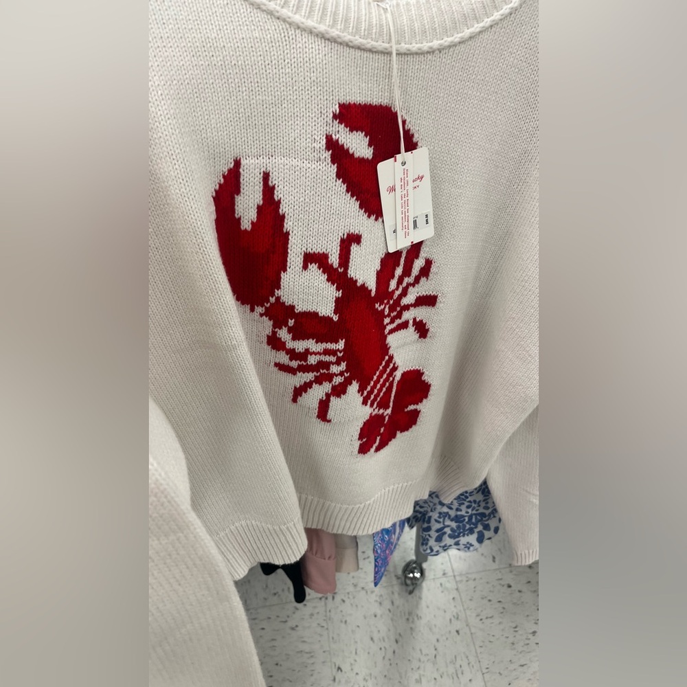 Fun lobster sweater